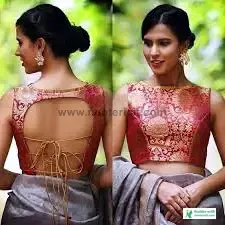 Blouse Design Cutting - Blouse Design Pick 2023 - Blouse Sleeve Design Pick 2023 - Bangladeshi Blouse Designs - Blouse Designs - NeotericIT.com - Image no 16