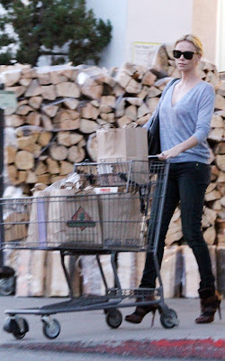 Charlize Theron out shopping at Bristol Farms in West Hollywood