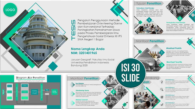 Contoh Slide PPT Sidang Tesis