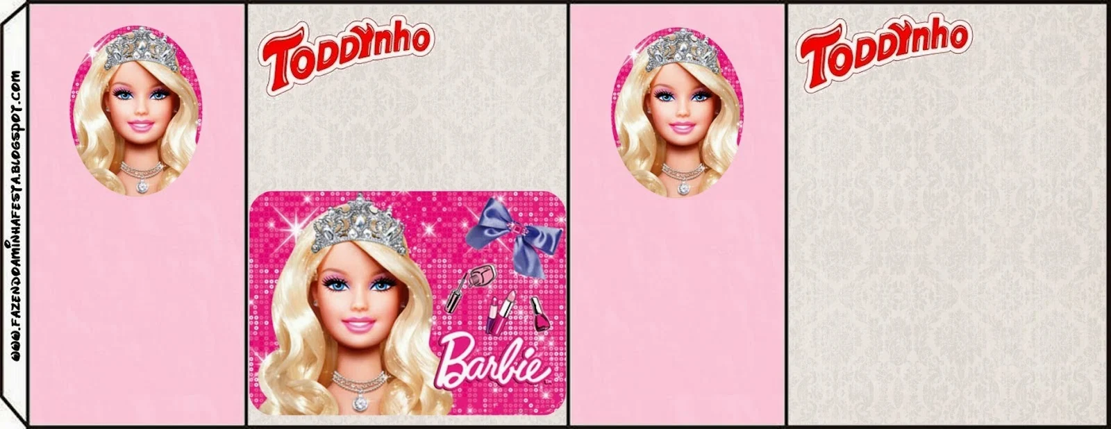   Barbie Life Style Free Printable Labels.