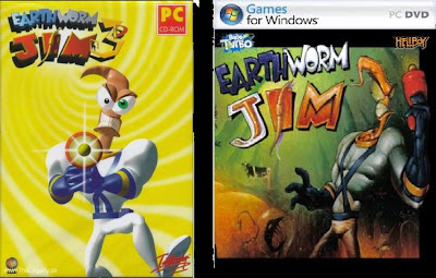 Jogo Earthworm Jim 3D PC DVD Capa