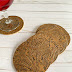 Super Easy DIY Embossed Leather Drink Coasters