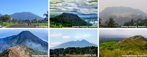 Daftar Gunung Di Kabupaten Sukabumi Lengkap dengan Ketinggian dan Lokasinya