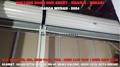 GAMBAR, DAFTAR, HARGA, PINTU, ROLLING DOOR ONE SHEET, SOLID, PERFORATED, PER METER, MURAH, KRANJI, TERBARU, 2024