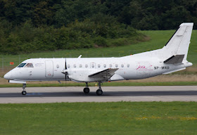 Saab 340 SP-MRB of SkyTaxi at Geneva (GVA)