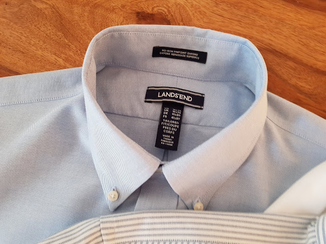 Blue Collar - Oxford Cloth Button Down Shirt from Lands End