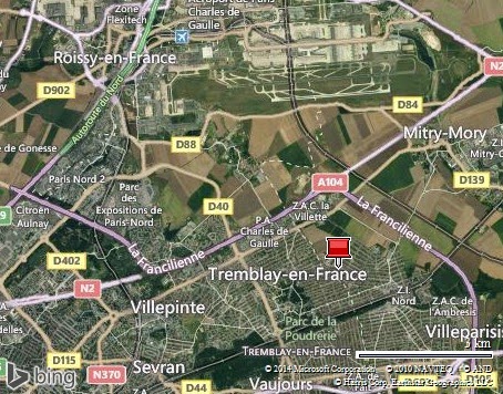 au sud de Roissy     