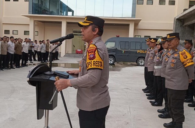 Kapolresta Balikpapan Siapkan & Cek Personil Menyambut Kegiatan Kemasyarakatan Meningkat