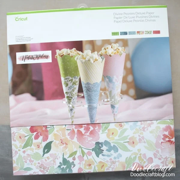 Natalie Malan watercolor floral paper by Cricut