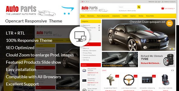 auto website theme