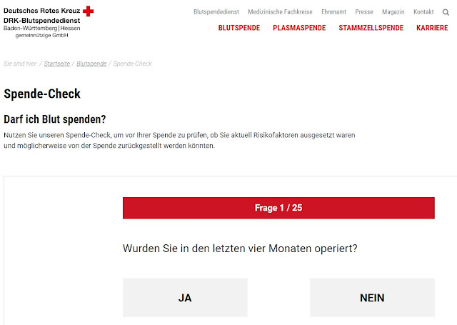 【德國生活】在德國捐血 Blutspende in Deutschland