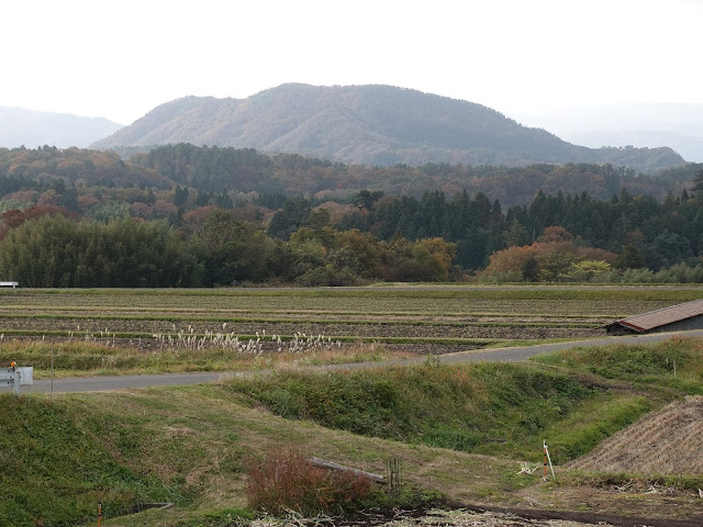 帰りの鳥取県道52号岸本江府線の大内辺りからの眺望