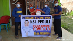 Distribusikan Ratusan Paket Sembako Pasien Isoman, Ini Harapan Relawan NSL Buol