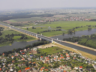 River Over River In Germany, Canal On Reiver