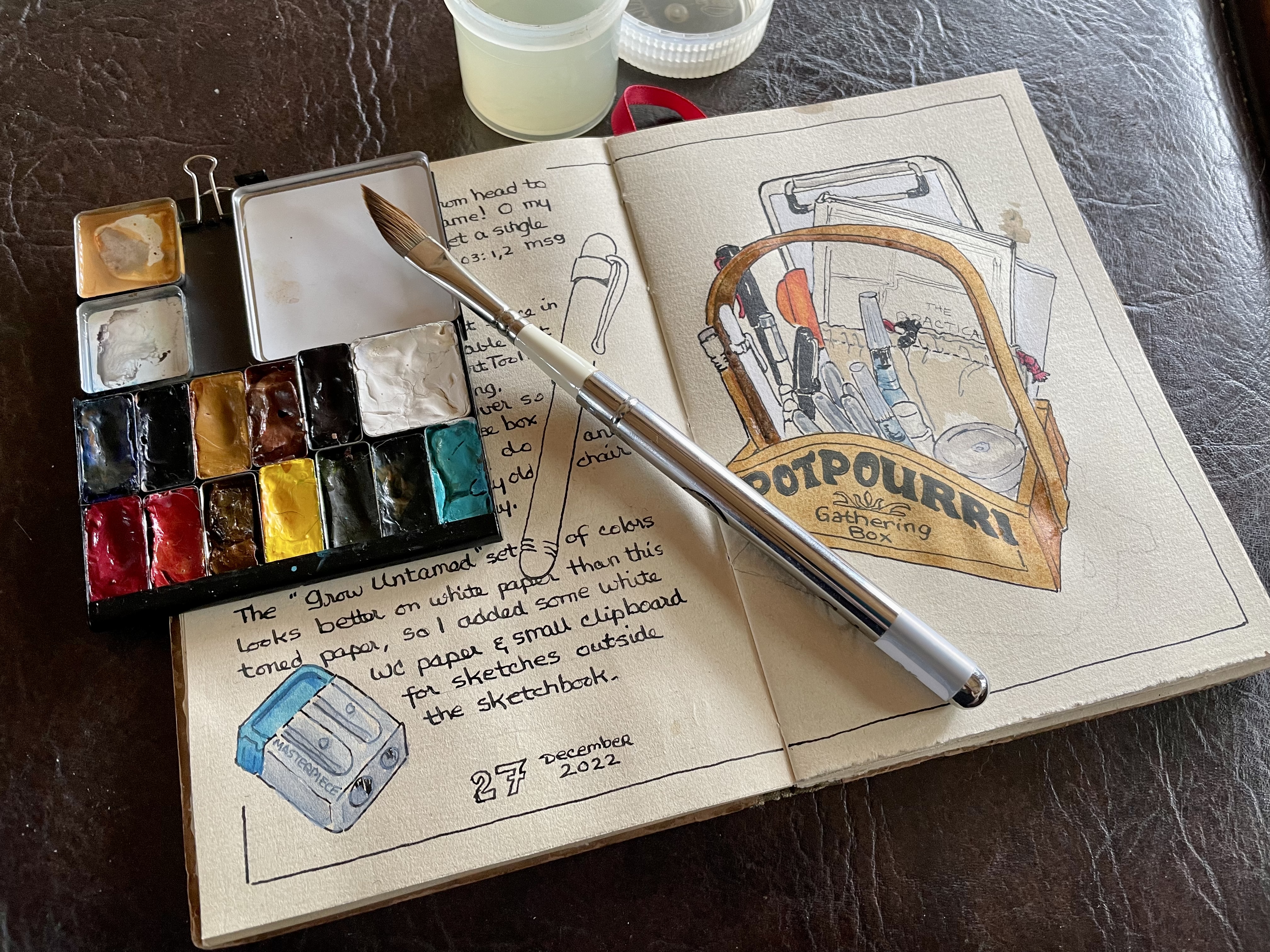 Travel Sketch Kit + Texas Travel Sketches - Leslie Fehling - Everyday Artist