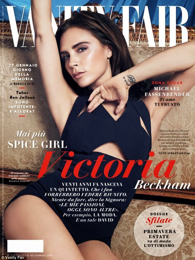 Victoria Beckham Covers Vanity Fair Italy and Spain, February 2014