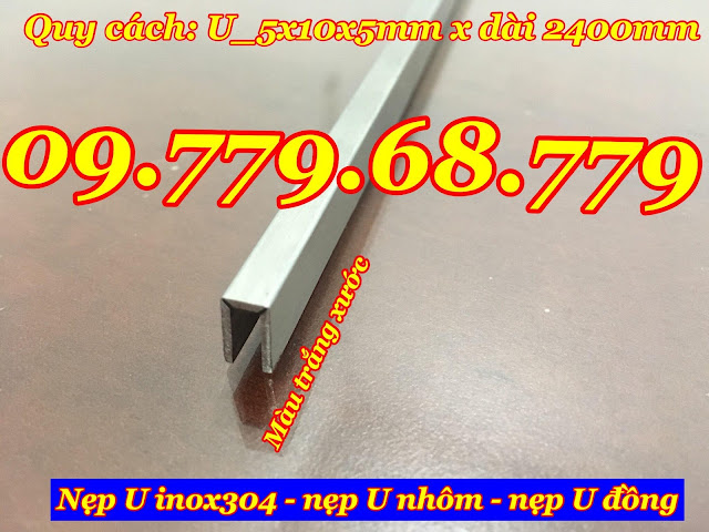 nẹp chữ U inox 304