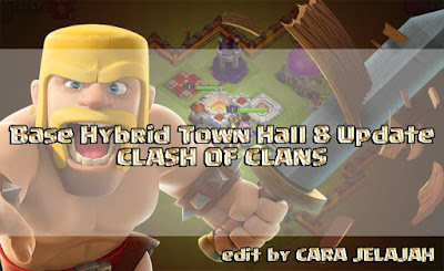 Desain Base Hybrid Terbaik TH 8 Clash Of Clans Update Terbaru