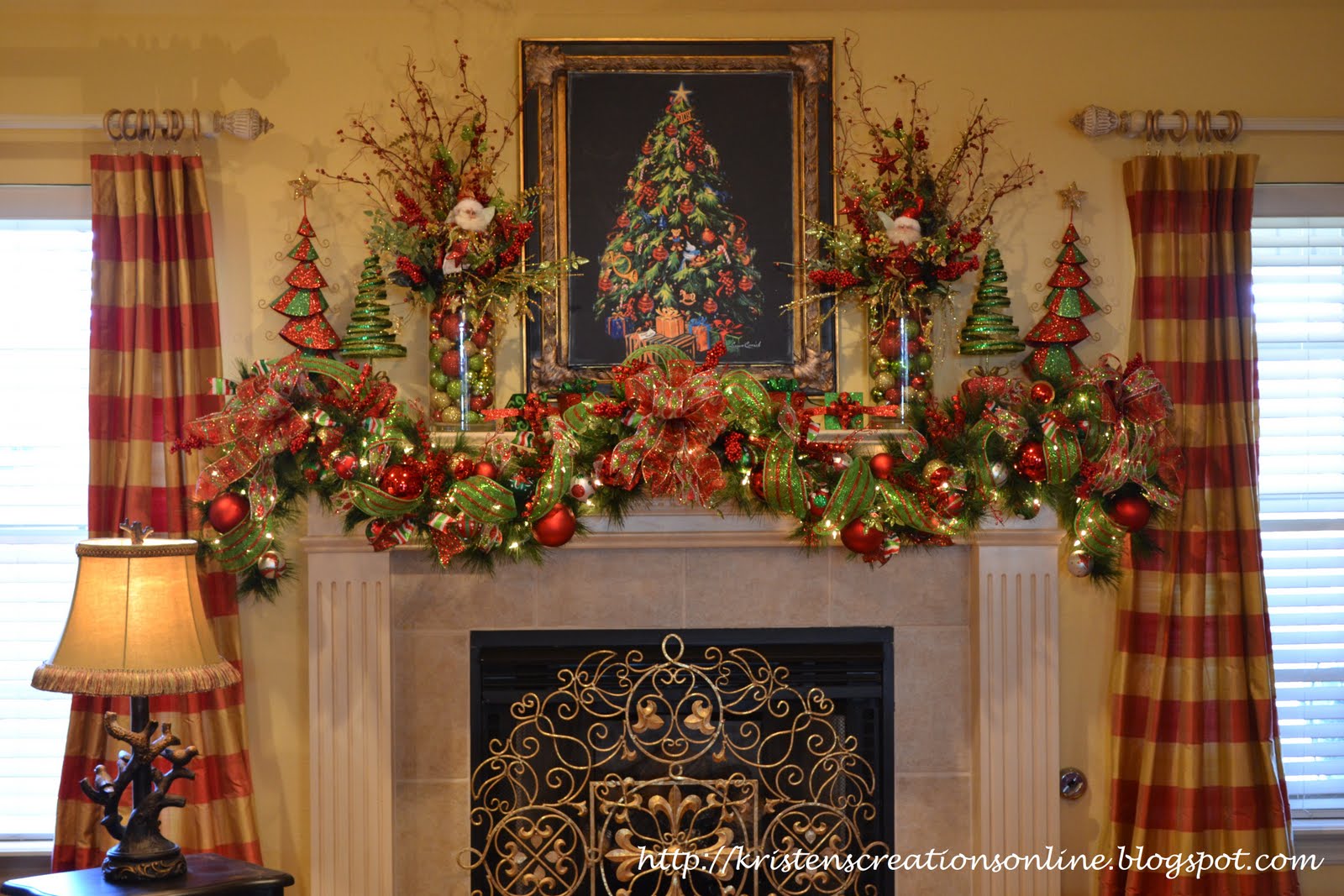 Kristen s Creations My Christmas  Mantle 