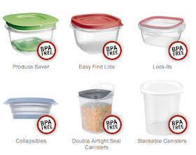 BPA free plastic storage