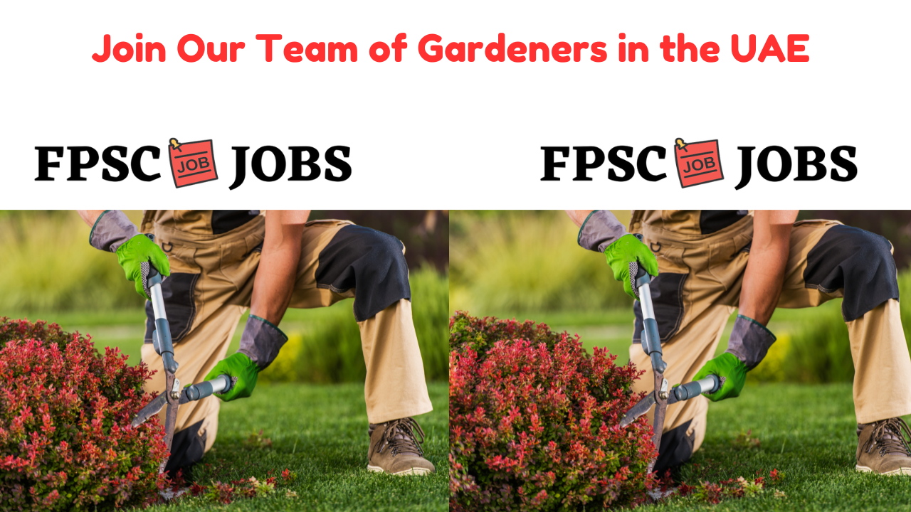 Join Our Team of Gardeners in the UAE