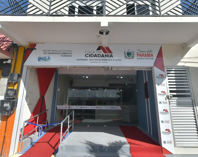 Governo da Paraíba inaugura Casa da Cidadania no município de Ingá