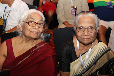 Dr. K. C. Mammen's sister (Sarasu) with his wife