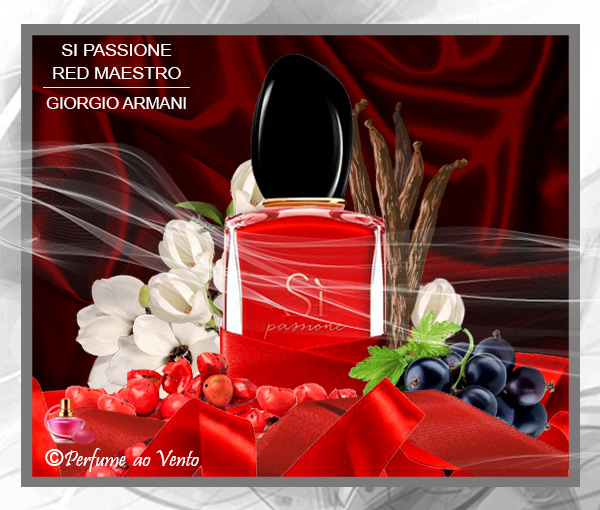 Sì Passione Red Maestro, o mais Novo Flanker de Giorgio Armani - Notas Olfativas