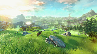 The open world of Zelda Wii U