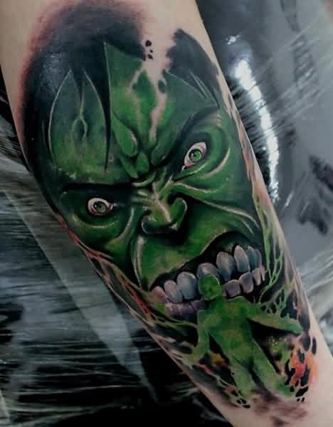 tatuagens do Incrível Hulk