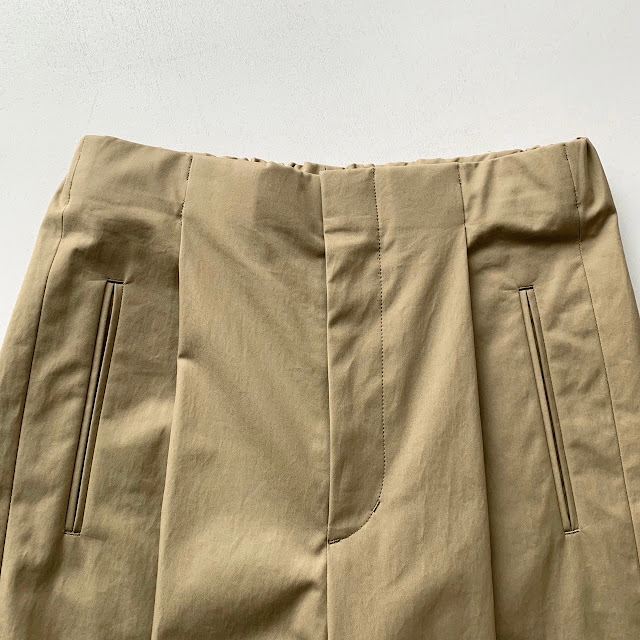 ATON【エイトン】ORGANIC COTTON TWILL EASY PANTS◆エイティエイト/新居浜・愛媛