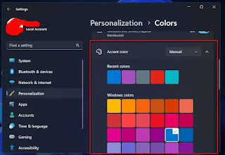 Cara Merubah Warna Taskbar Windows 11