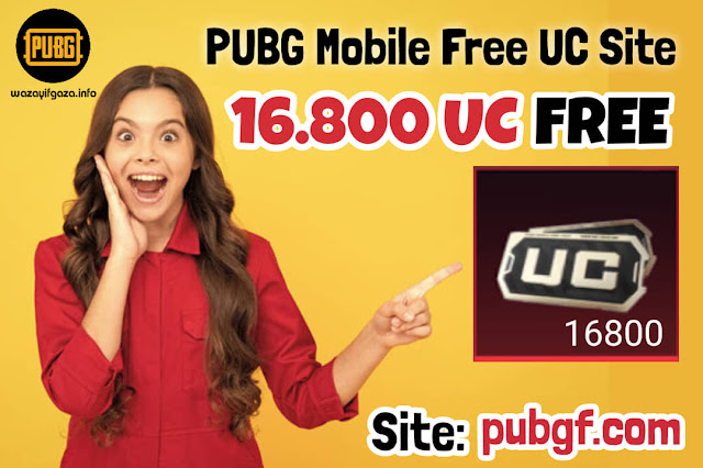 pubgf.com | uc pubg mobile free 16.800 UC