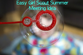 Girl Scout meeting ideas for summer