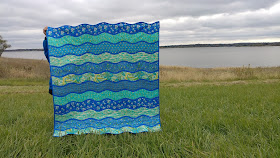 High Tide quilt with Kiamesha fabric for Moda