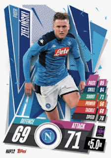 Topps Match Attax 2020-2021 SSC Napoli Set