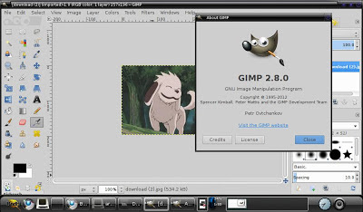 Cara install gimp