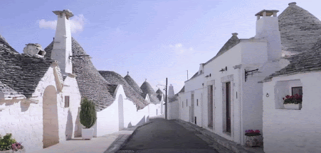 des maisons « Trullo » en Italie