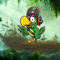 BIG Save The Pirate Parrot