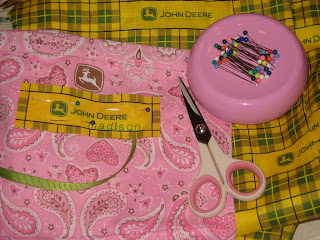 fresh crafts blog: john deere party bags