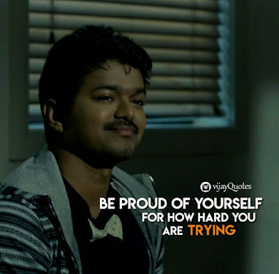 Vijay Be Proud of Your Self | Trying Hard | Top Vijay Quotes - Tamil Status Quotes