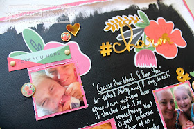 Sweet Charm layout by Bernii Miller for Scraping Clearly using the MME On Trend 2 collection. 