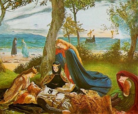 James Archer, "La muerte del rey Arturo" (1860)