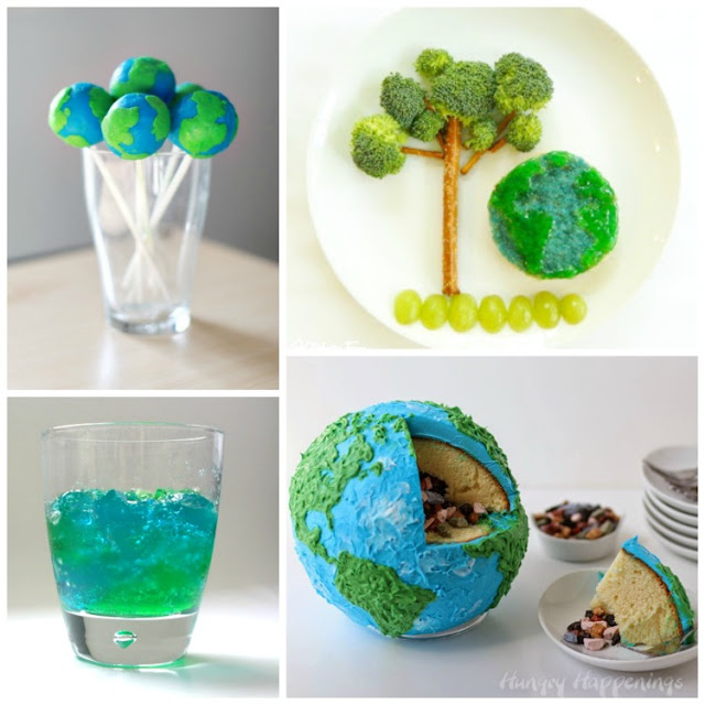 20 Earth Day Snacks for Kids! Fun choices for toddlers, preschoolers, older kids, and adults! Cookies, cupcakes, fruit, healthy choices, and more!