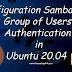 Configuration Samba with Group of Users Authentication 