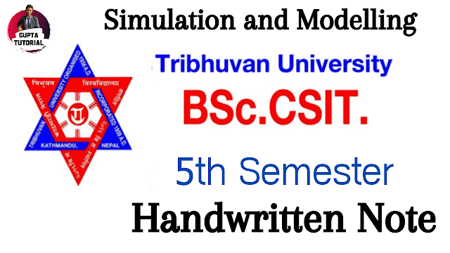  Simulation and Modelling Handwritten Note(Unit-4)