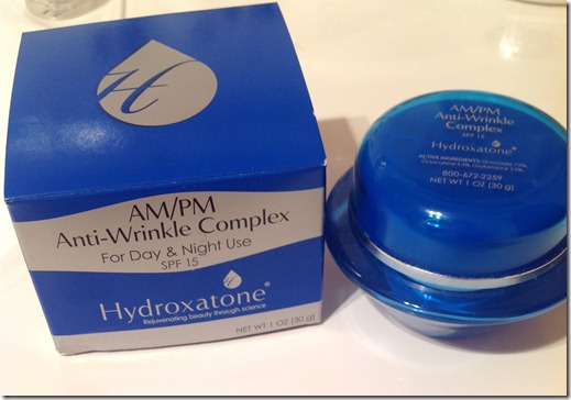 Hydroxatone Rejuvenating beauty through science AM PM Anti Wrinkle Complex SPF 15