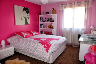 Decoración dormitorio rosa