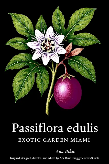 Passiflora Edulis Passion Fruit Care Exotic Garden Miami Tropical Flowers Edible Fruit