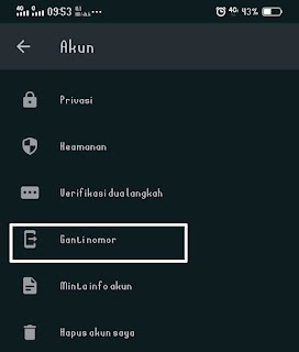 Cara Mudah Ganti Nomor WhatsApp